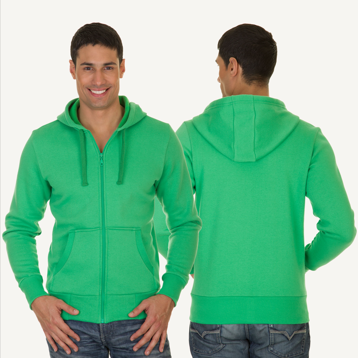 Bioteam Zip-Jacke mit edlem Stick – Bild 4