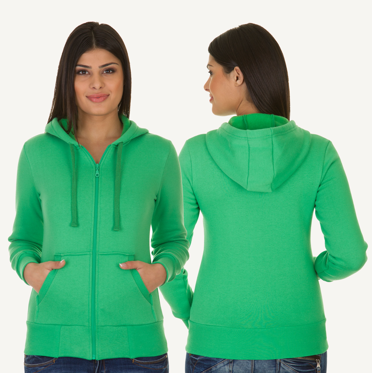 Bioteam Zip-Jacke mit edlem Stick – Bild 3
